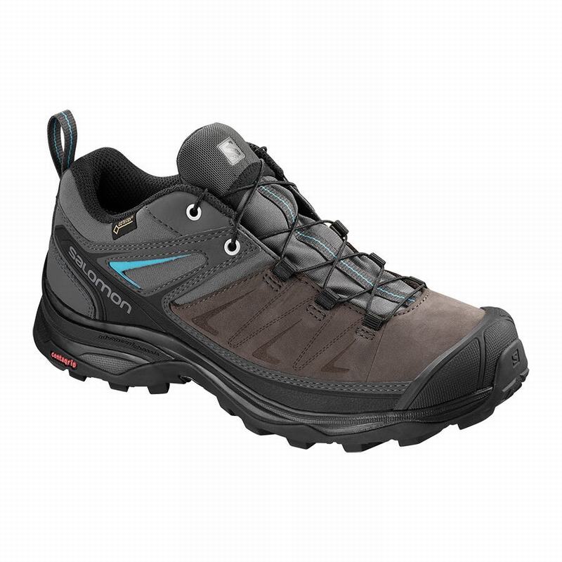 Buty Trekkingowe Damskie Salomon X ULTRA 3 LTR GTX W - Szare - Polska (417-EPTBDH)